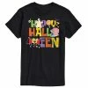 Licensed Character Men's SpongeBob SquarePants Happy Halloween Tee Red