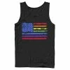 Licensed Character Men's American Rainbow Flag Watercolor Pride Tank White -Licensed Character Shop unnamed file 13209