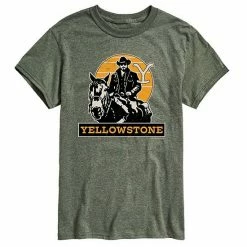 Licensed Character Men's Yellowstone RIP Riding Horseback Tee Red -Licensed Character Shop unnamed file 13223