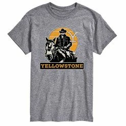 Licensed Character Men's Yellowstone RIP Riding Horseback Tee Red -Licensed Character Shop unnamed file 13225