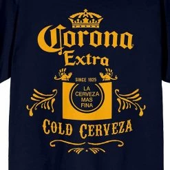 Licensed Character Men's Corona Cold Cerveza Label Tee -Licensed Character Shop unnamed file 13233