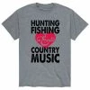 Licensed Character Men's Hunting Fishing Country Music Tee Athletic Heather -Licensed Character Shop unnamed file 13273