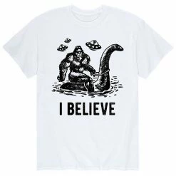 Licensed Character Men's I Believe Tee White -Licensed Character Shop unnamed file 13286