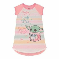 Licensed Character Girls 4-10 Star Wars The Mandalorian Grogu Aka Baby Yoda Night Gown