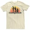 Licensed Character Men's Caddyshack Retro Sunset Silhouettes Tee -Licensed Character Shop unnamed file 13305