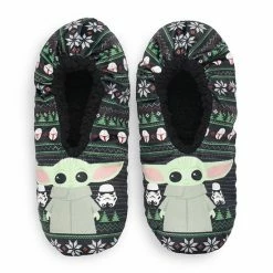 Licensed Character Men's Star Wars The Mandalorian The Child Slipper Socks