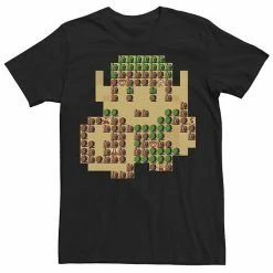 Licensed Character Men's Zelda Link 8-Bit Map Tee