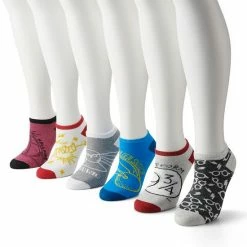 Licensed Character Women's Harry Potter 6-Pack Ankle Socks
