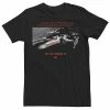 Licensed Character Men's Star Wars X-Wing Fighter Red Five Standing By Screenshot Tee Black -Licensed Character Shop unnamed file 13510