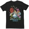 Licensed Character Men's Disney Alice In Wonderland Walking Through The Flowers Tee -Licensed Character Shop unnamed file 13537