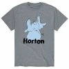 Licensed Character Men's Dr. Seuss Horton Tee Yellow -Licensed Character Shop unnamed file 13539