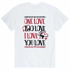 Licensed Character Men's Dr. Seuss "One Love, Two Love, I Love You Love" Tee White -Licensed Character Shop unnamed file 13699