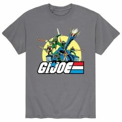 Licensed Character Men's GI Joe Tank And Troops Tee Charcoal