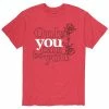 Licensed Character Men's Dr. Seuss Only You Can Be You Tee Red