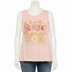 Licensed Character Plus Size The Golden Girls Vintage Graphic Tank