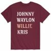 Licensed Character Men's Waylon Willie Kris Tee Black -Licensed Character Shop unnamed file 13796