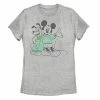 Licensed Character Juniors' Disney's Mickey And Pluto Christmas Outline Tee -Licensed Character Shop unnamed file 13870