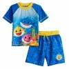Licensed Character Toddler Boy Baby Shark Rashguard & Swim Trunks Set -Licensed Character Shop unnamed file 13872