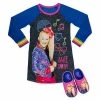 Licensed Character Girls 4-12 JoJo Siwa Nightgown & Slippers Set -Licensed Character Shop unnamed file 13893