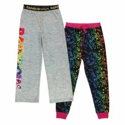 Licensed Character Girls 4-12 Rainbow High 2-Pack Pajama Pants