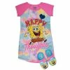 Licensed Character Girls 4-12 Nickelodeon SpongeBob SquarePants Tie Dye Nightgown & Slippers Set 2 Licensed Character Girls 4-12 Nickelodeon SpongeBob SquarePants Tie Dye Nightgown & Slippers Set -Licensed Character Shop unnamed file 13916