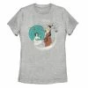 Licensed Character Juniors' Star Wars Christmas Leia Han Solo Chewbacca Ornaments Tee -Licensed Character Shop unnamed file 13946