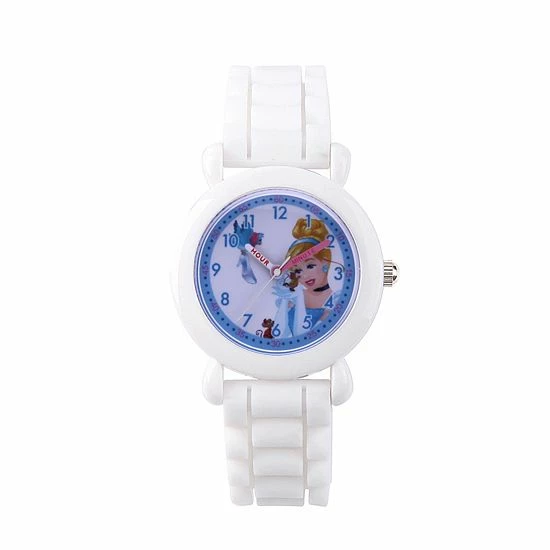 Licensed Character Disney Princess Cinderella & Mice Kids' Time Teacher Watch 3 Licensed Character Disney Princess Cinderella & Mice Kids' Time Teacher Watch