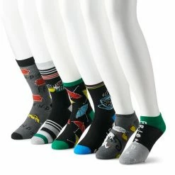Licensed Character Men's Friends 6-Pack Variety Socks