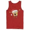 Licensed Character Men's Spongebob Squarepants One Happy Sponge Holiday Tank Top Royal -Licensed Character Shop unnamed file 13985
