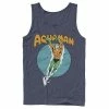 Licensed Character Men's DC Comics Aquaman Swimming Dance Tank Royal -Licensed Character Shop unnamed file 14003