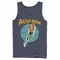 Licensed Character Men's DC Comics Aquaman Swimming Dance Tank Royal -Licensed Character Shop unnamed file 14004