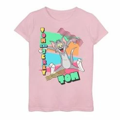 Licensed Character Girls 7-16 Tom & Jerry 90S Triangle Graphic Tee Pink 12 Licensed Character Girls 7-16 Tom & Jerry 90S Triangle Graphic Tee Pink -Licensed Character Shop unnamed file 14010