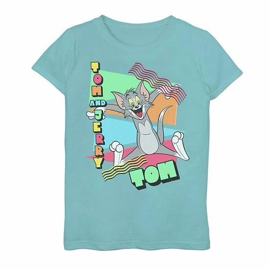 Licensed Character Girls 7-16 Tom & Jerry 90S Triangle Graphic Tee Pink 7 Licensed Character Girls 7-16 Tom & Jerry 90S Triangle Graphic Tee Pink - Image 5