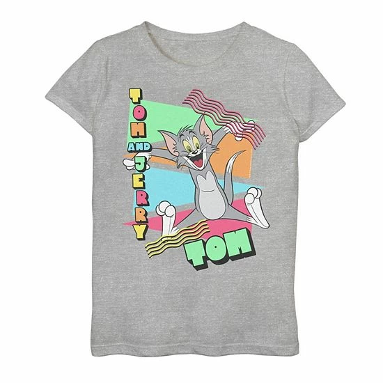 Licensed Character Girls 7-16 Tom & Jerry 90S Triangle Graphic Tee Pink 9 Licensed Character Girls 7-16 Tom & Jerry 90S Triangle Graphic Tee Pink - Image 7