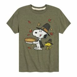 Licensed Character Boys 8-20 Peanuts Snoopy Woodstock Pie Graphic Tee
