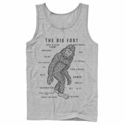 Licensed Character Men's The Big Foot Facts Tank Athletic Heather -Licensed Character Shop unnamed file 14078