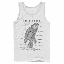 Licensed Character Men's The Big Foot Facts Tank Athletic Heather -Licensed Character Shop unnamed file 14079
