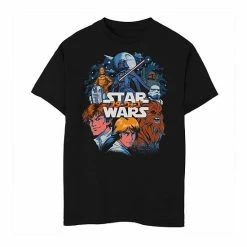 Licensed Character Boys 8-20 Star Wars Manga Collage Tee Black -Licensed Character Shop unnamed file 14104