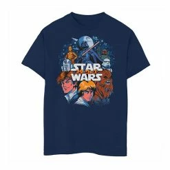 Licensed Character Boys 8-20 Star Wars Manga Collage Tee Black -Licensed Character Shop unnamed file 14105