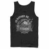 Licensed Character Men's I'd Rather Be Fishing Lime Green Fish About To Get Hooked Graphic Tank -Licensed Character Shop unnamed file 14117