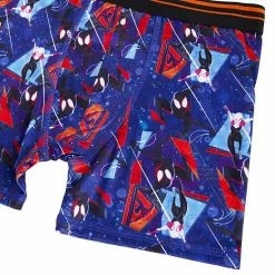 Licensed Character Boys 6-10 4-Pack Marvel Spider-Man Spiderverse Boxer Briefs -Licensed Character Shop unnamed file 1413