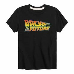 Licensed Character Boys 8-20 Back To The Future Logo Tee Grey -Licensed Character Shop unnamed file 14132