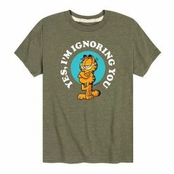 Licensed Character Boys 8-20 Garfield "Ignoring You Graphic" Tee Red