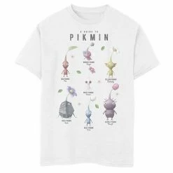 Licensed Character Boys 8-20 Nintendo Pikmin A Guide To Pikmin Graphic Tee Kelly