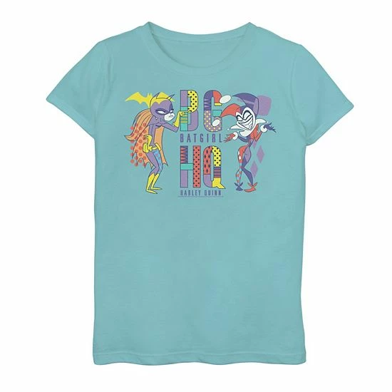Licensed Character Girls 7-16 DC Comics Super Hero Girls Batgirl And Harley Quinn Graphic Tee Tahi Blue 5 Licensed Character Girls 7-16 DC Comics Super Hero Girls Batgirl And Harley Quinn Graphic Tee Tahi Blue - Image 3