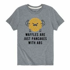 Licensed Character Boys 8-20 Waffles Pancakes With Abs Tee Grey -Licensed Character Shop unnamed file 14164