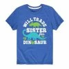 Licensed Character Boys 8-20 Trade Sister For Dinosaur Graphic Tee Blue -Licensed Character Shop unnamed file 14165