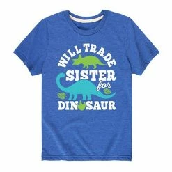 Licensed Character Boys 8-20 Trade Sister For Dinosaur Graphic Tee Blue