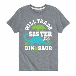 Licensed Character Boys 8-20 Trade Sister For Dinosaur Graphic Tee Blue -Licensed Character Shop unnamed file 14167