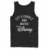 Licensed Character Men's Disney Let's Cuddle Logo Tank -Licensed Character Shop unnamed file 14170